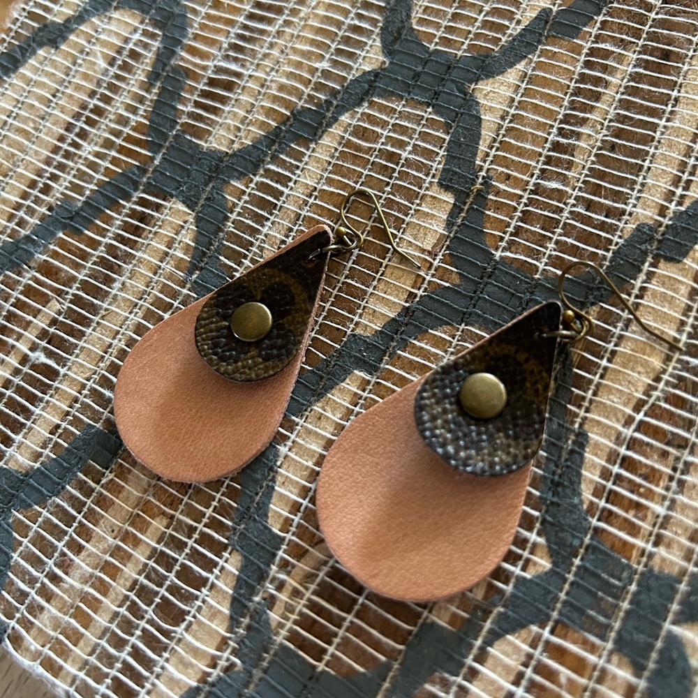 Louis Vuitton Leather Earrings